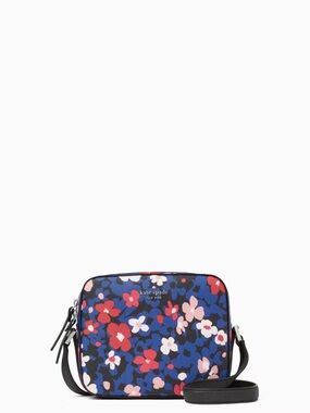 Kate Spade Newbury Lane Bouquet Pop Cammie Crossbody Pink & Blue